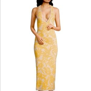 Significant Other Amari Floral Knit Midi Dress